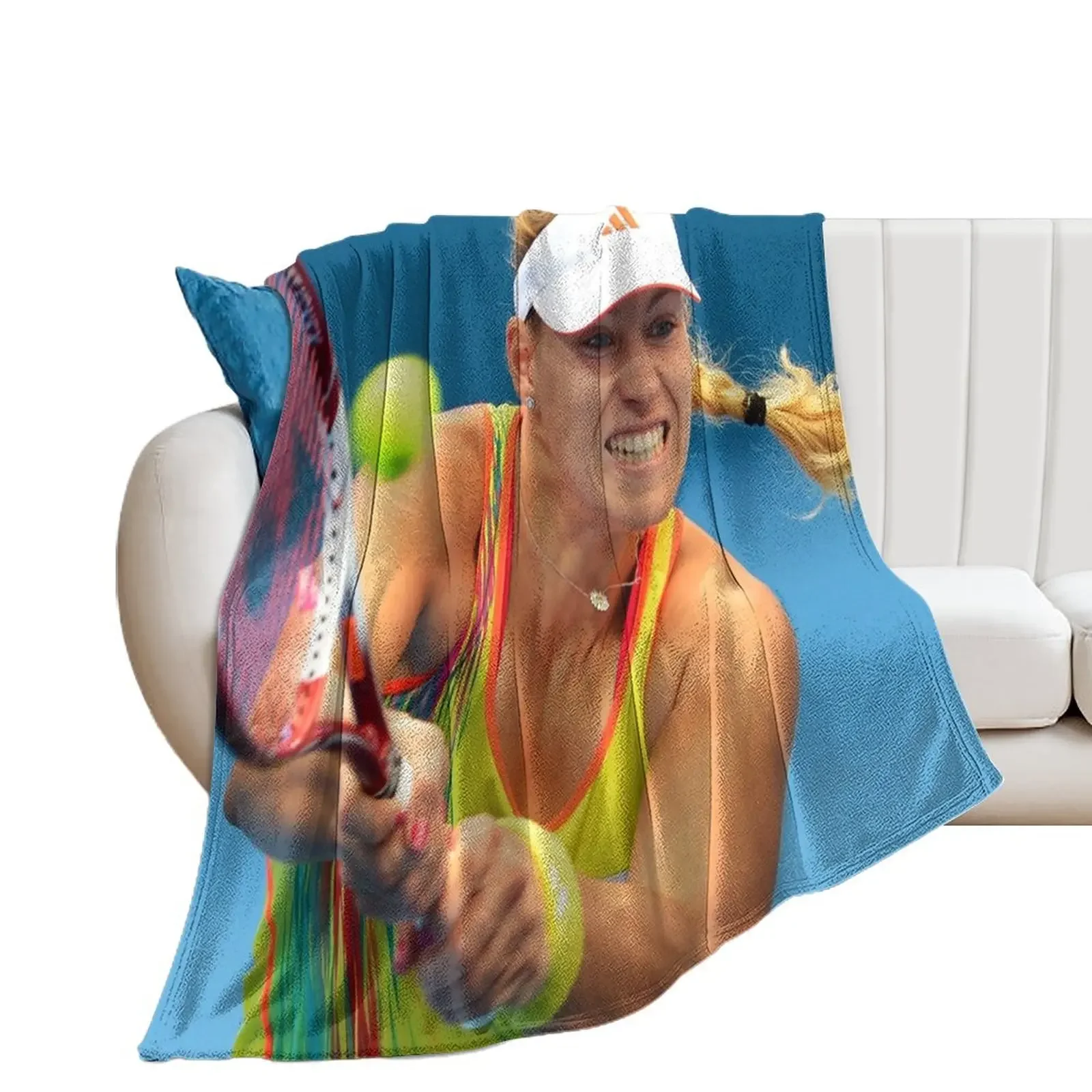 

angelique kerber #4 Throw Blanket anime halloween Blankets