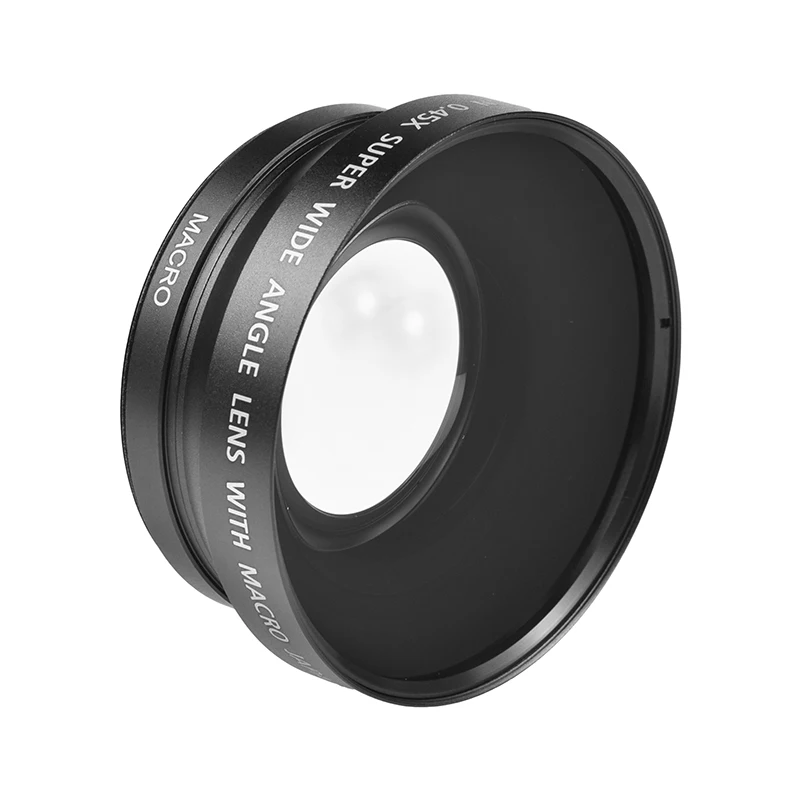 Vlogmagic 62MM / 67MM / 72MM 0.45X Wide Angle Attachment Lens with Macro Close-up  for Dslr Video Cameras Camcorder