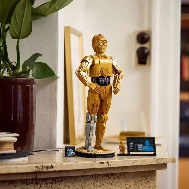 

Новые космические войны C-3PO See-Threepio, сборка экшн-фигурок, строительный блок, 1140 шт., коллекция C-3PO See-Threepio, строительные блоки