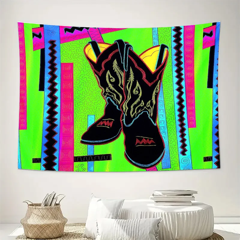 Boho Tapestry Wall Hanging Aesthetic Room Decor Nature Landscape Mountain Forest Dorm Room Bedroom Living Room Home Decor Gift V