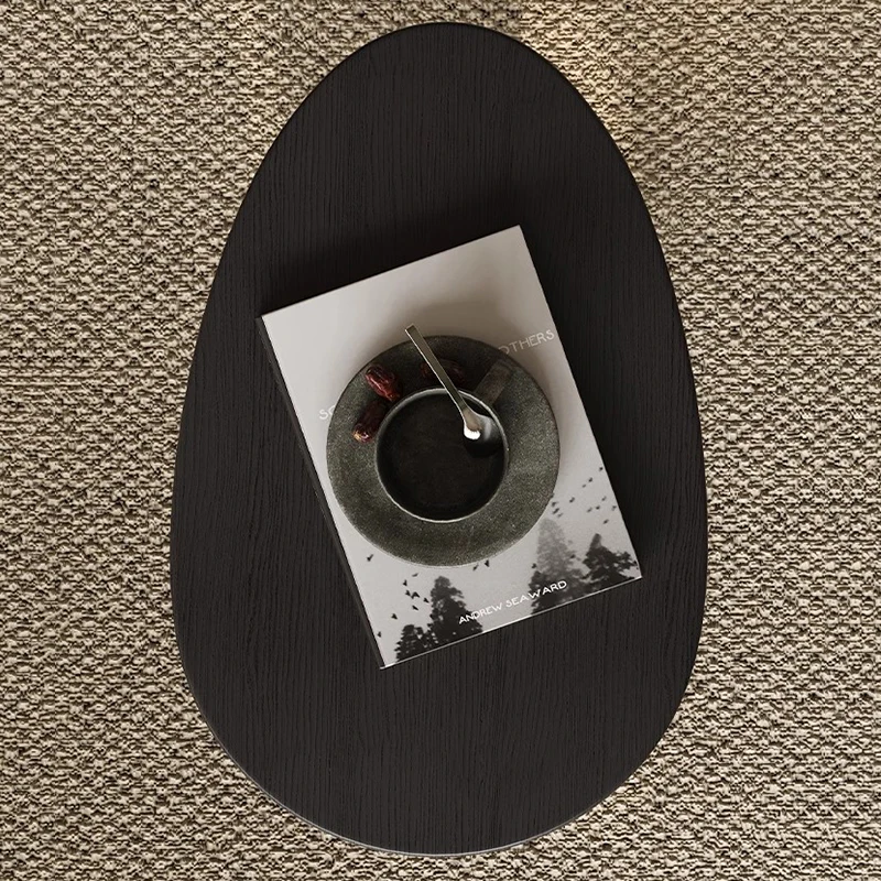 # Tavolino da Caffè Minimalista Unico, Decorazione Moderna in Legno, Tavolino di Design Nordico, Mesa Auxiliar Estetica Postmoderna, Arredamento Postmoderno