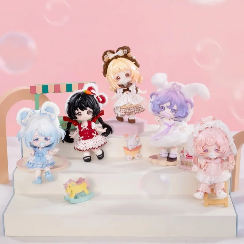 

Новая оригинальная Come4free 14 см молочный торт Dream Puff Series 1/12 Bjd слепая коробка шарнирная фигурка модная коллекция подарки