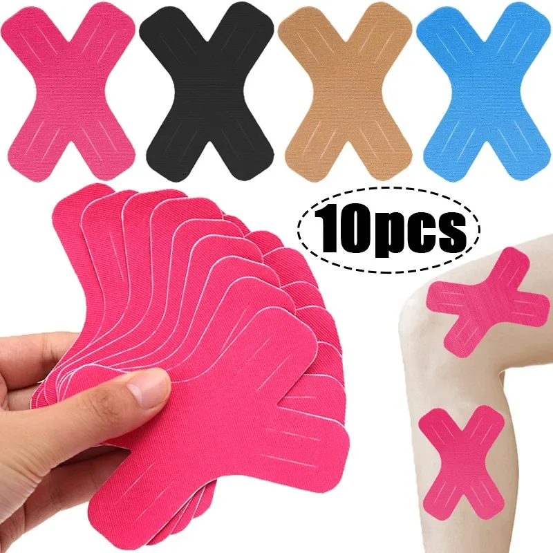 10/5PCS Kinesiology Tape Elastic Therapeutic Sports Tapes for Knee Shoulder and Elbow, Waterproof Athletic Physio Muscles Strips