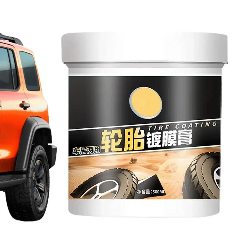 

Tire Coating Wax Coating Paste For Auto Tires Long-Lasting Tire Care Tool For Trucks Sedans Mini Cars RVs And SUVs