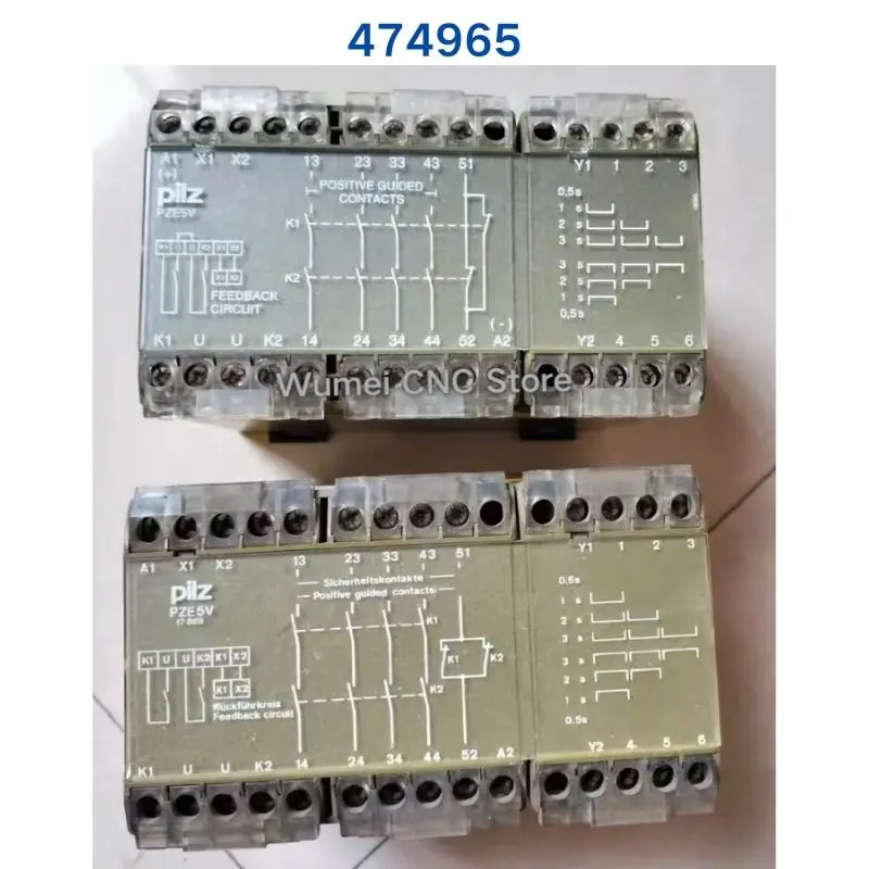 Second-hand test OK PILZ relay PZE 5V 3 s   474965