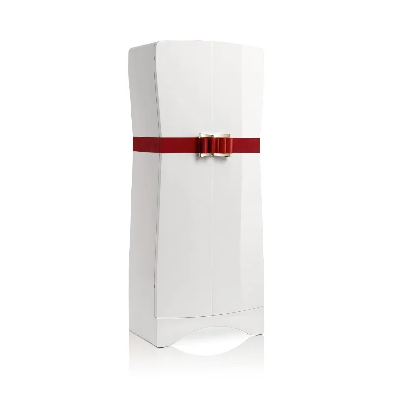 Light luxury high-end floor jewelry safe household wall solid wood jewelry storage cabinet