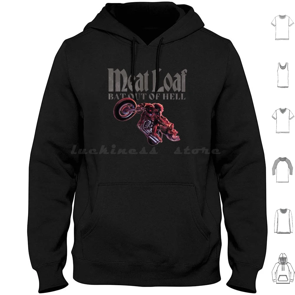 Bat Out Of Hell Bike Hoodies Long Sleeve Bat Out Of Hell Booh Bat Bat The Musical Bat Out Of Hell The Musical Musical