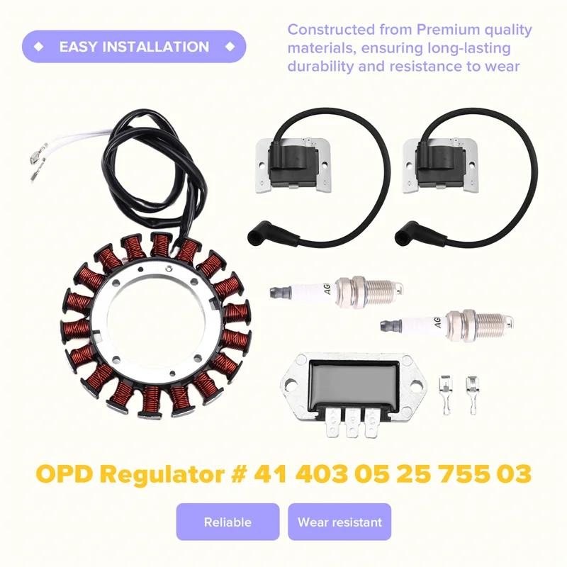A80X-Stator 15/20 Amp Regulator New 234859 237329 For Kohler KT600 KT610 KT620 KT725 KT7330