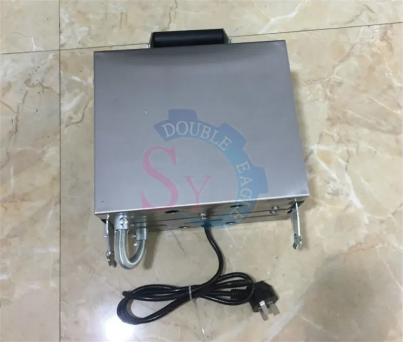 ماكينة صنع كريب البيض الكهربائية التجارية ذات الوجهين الأكثر مبيعًا/أداة خباز قشرة الآيس كريم المقرمشة