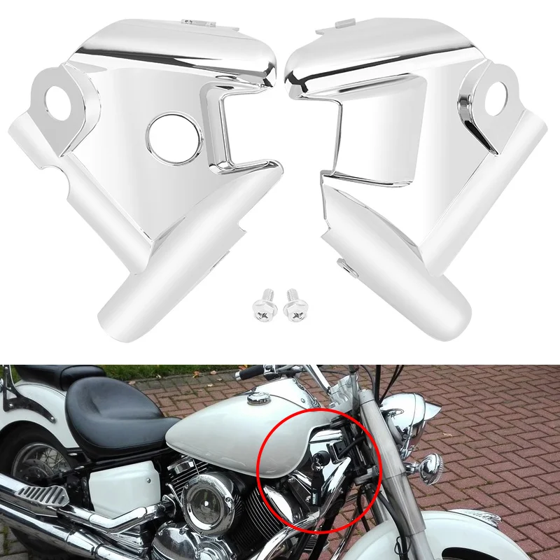 

Motorcycle Cowl Wire Covers Side Frame Guard Neck Cover ABS Plastic For Yamaha Vstar Xvs1100 Xvs 1100 1999-2011 Moto Parts