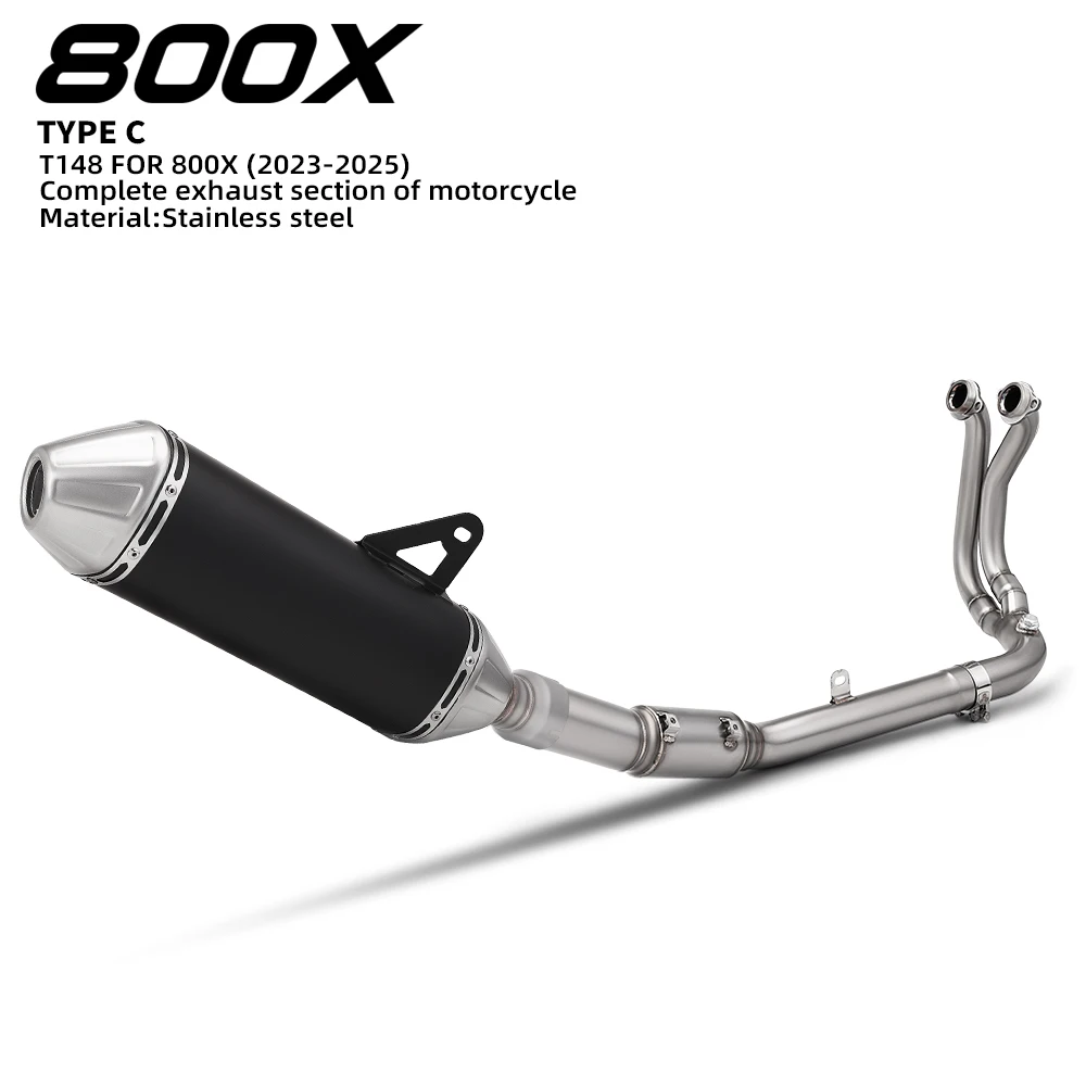 

Полная выхлопная система для мотоцикла, глушитель Slip-on для 800X ADV 800 X Adventure Rally Pro 2023-2025