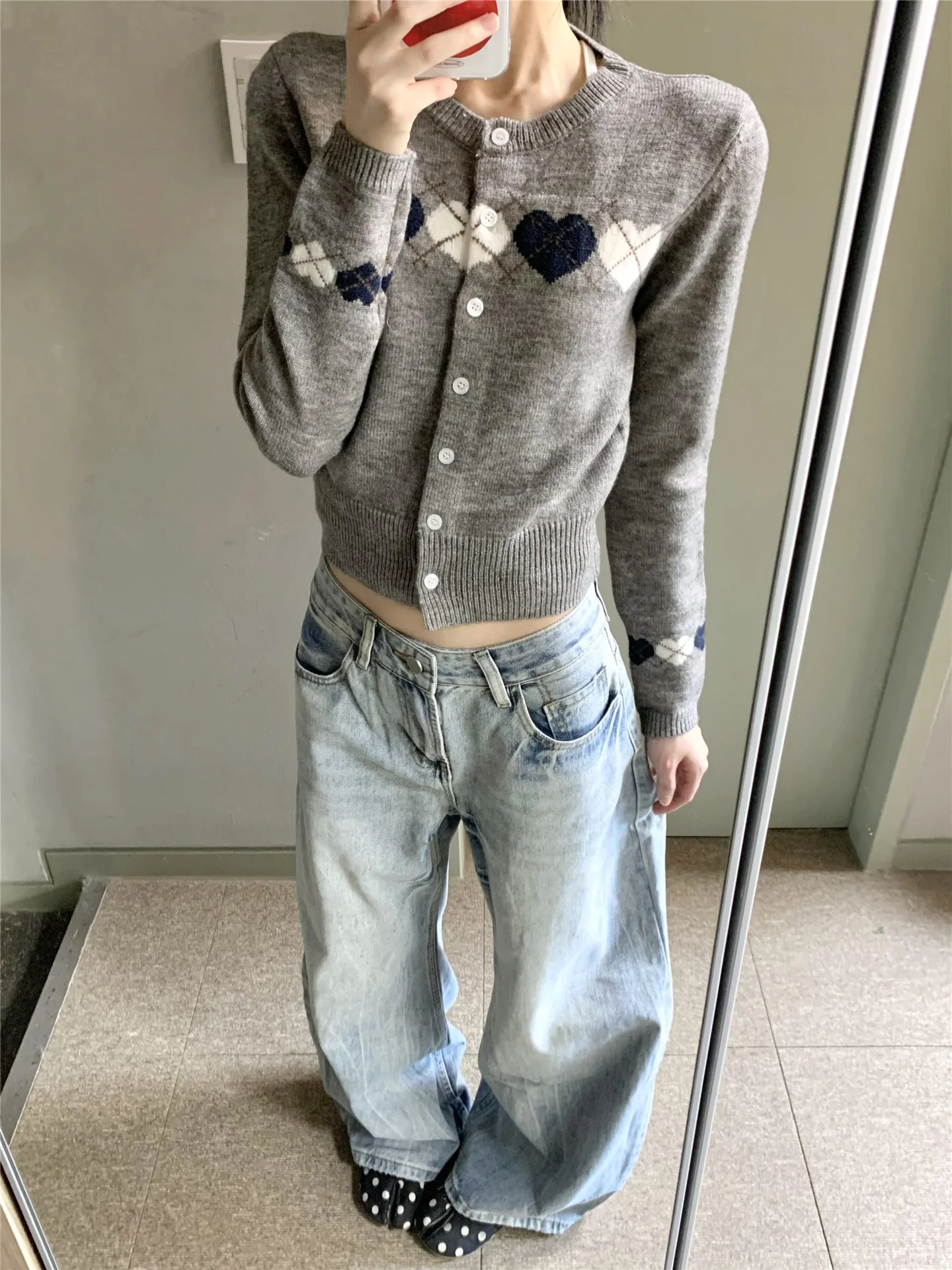 

Американские ретро-джинсы с низкой посадкой и широкими штанинами для женщин: свободный крой, эффект стройности, модный дизайн, удлиненные брюки-«ножи» для высоких девушек