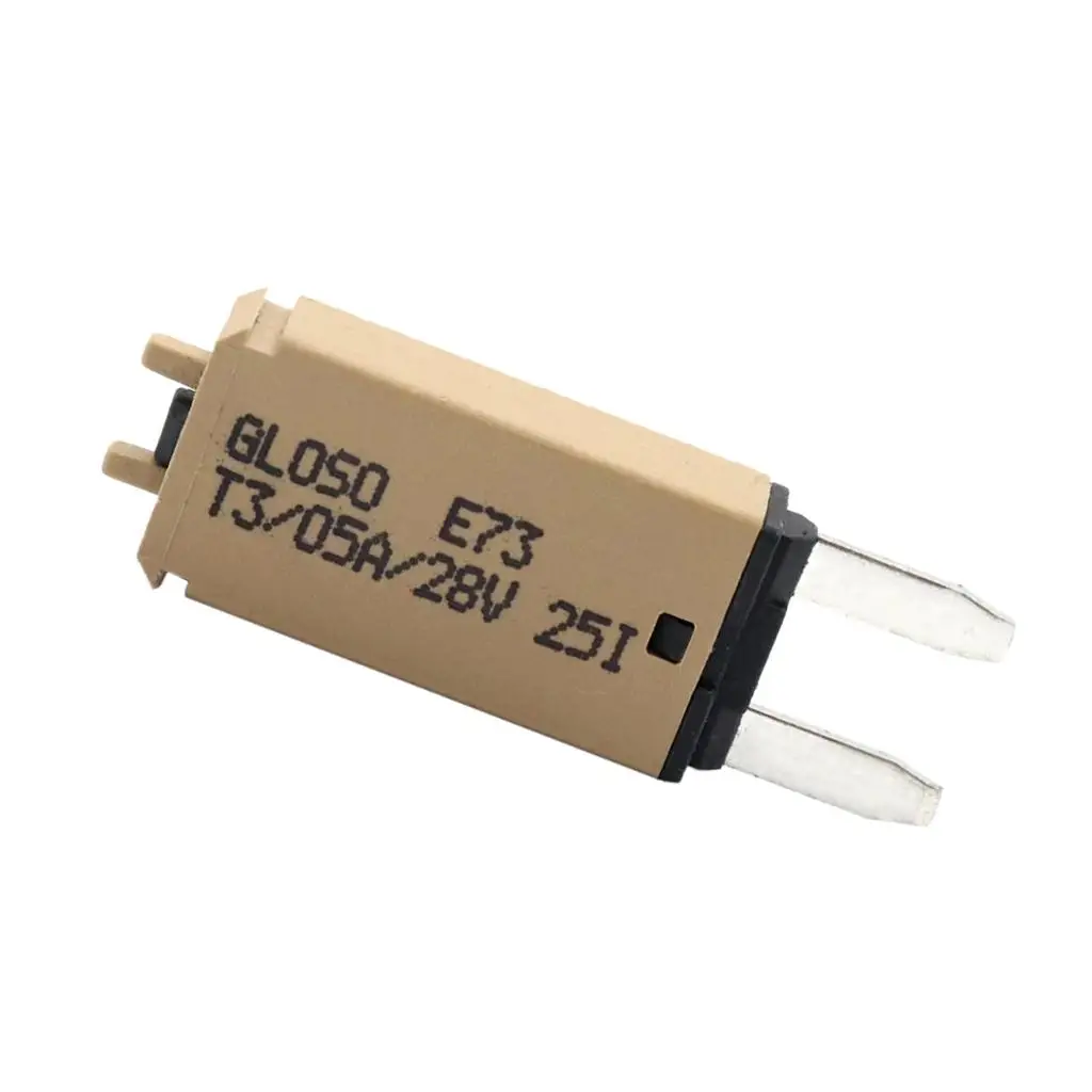 DC12V 24V Blade Fuse Resettable Manual Overheat Protector for Car Marine Stereo Fuse Holder