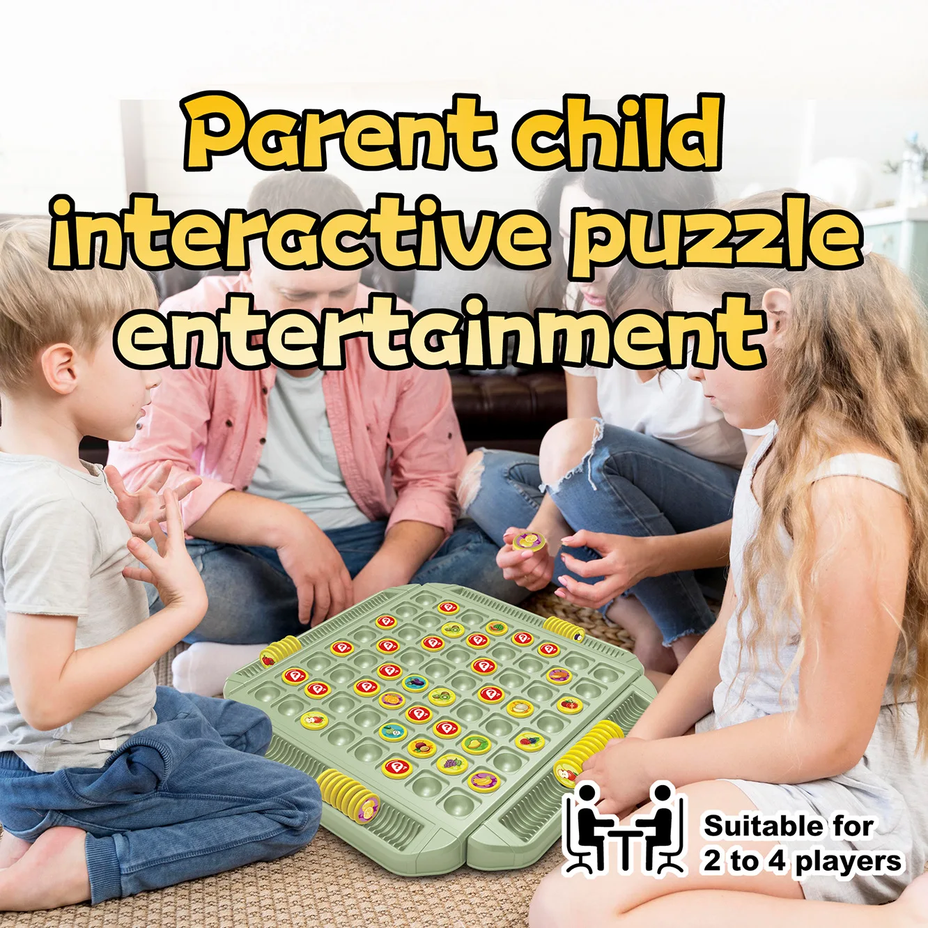 Jeu d'échecs à rabat de fruits, jeu d'échecs de défi, jeu de société de stratégie, pensée logique, jouets interactifs cognitifs Parent-enfant