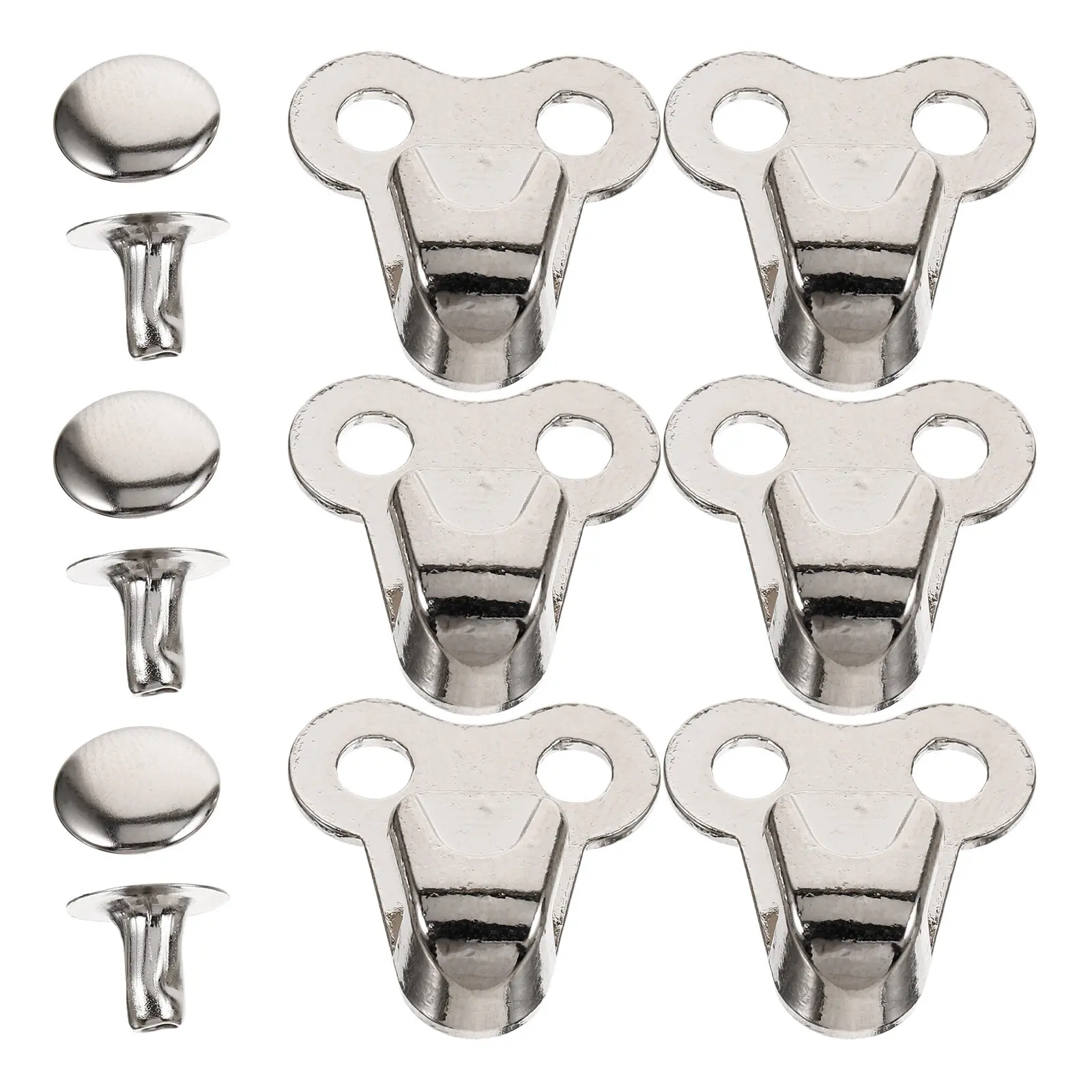 

20Pcs Shoe Lace Buckle Set Fine Workmanship Shoelace Repair Buckles for Boot Hooks Outdoor Sports Shoes Bag Strap Fasteners