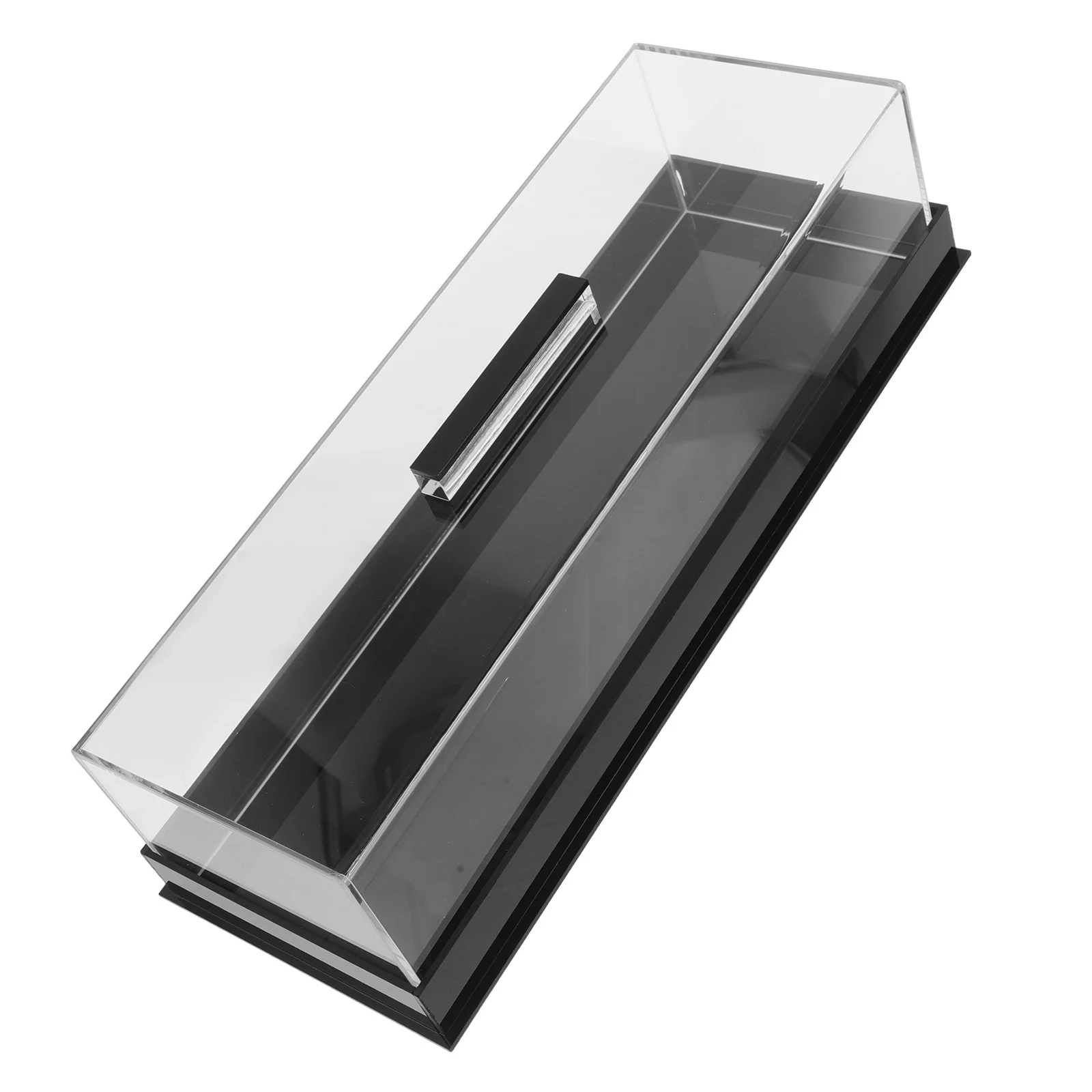 

Cake Display Box Clear Acrylic Rectangle Dessert Tray Detachable Lid Food Serving Platter For Bakery Coffee Shop Home