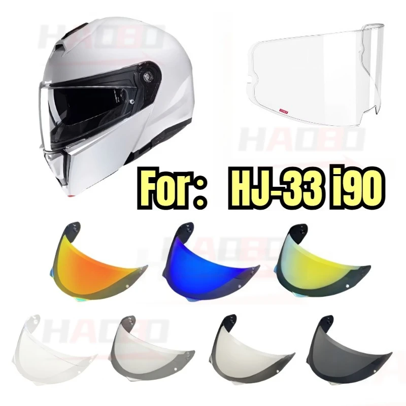 

Helmet Visor Lens for HJC HJ-33 i90 Motorcycle Full Helmet Windshield Anti-Fog Patch Replacement Accessories