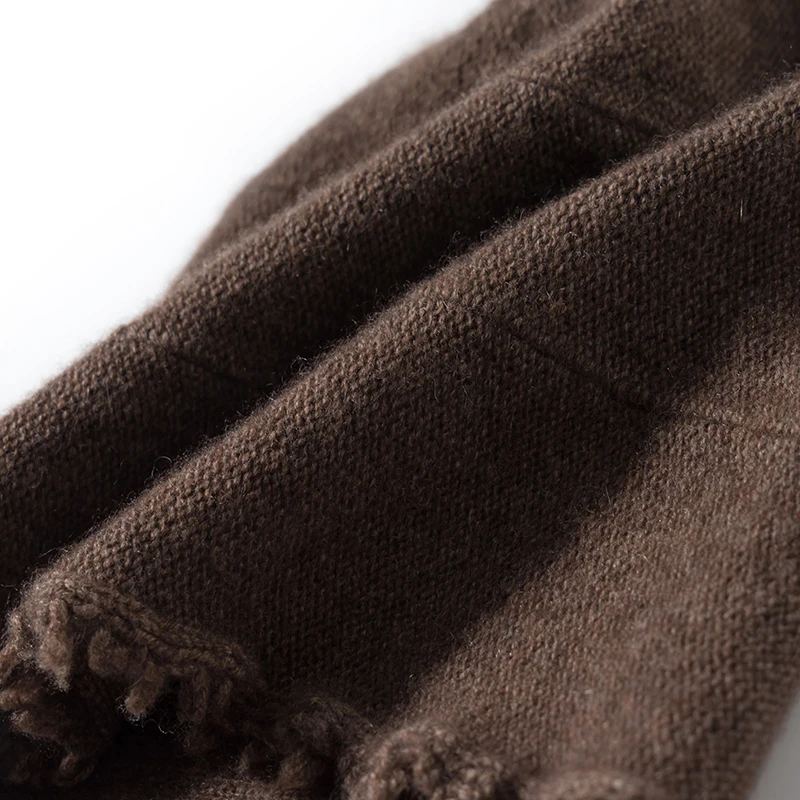 قبعة صياد الكشمير 100% عالية الجودة، قبعة حوض شتوية سميكة ودافئة، مناسبة لكل من الرجال والنساء، قبعة ناعمة محبوكة، كورية #4