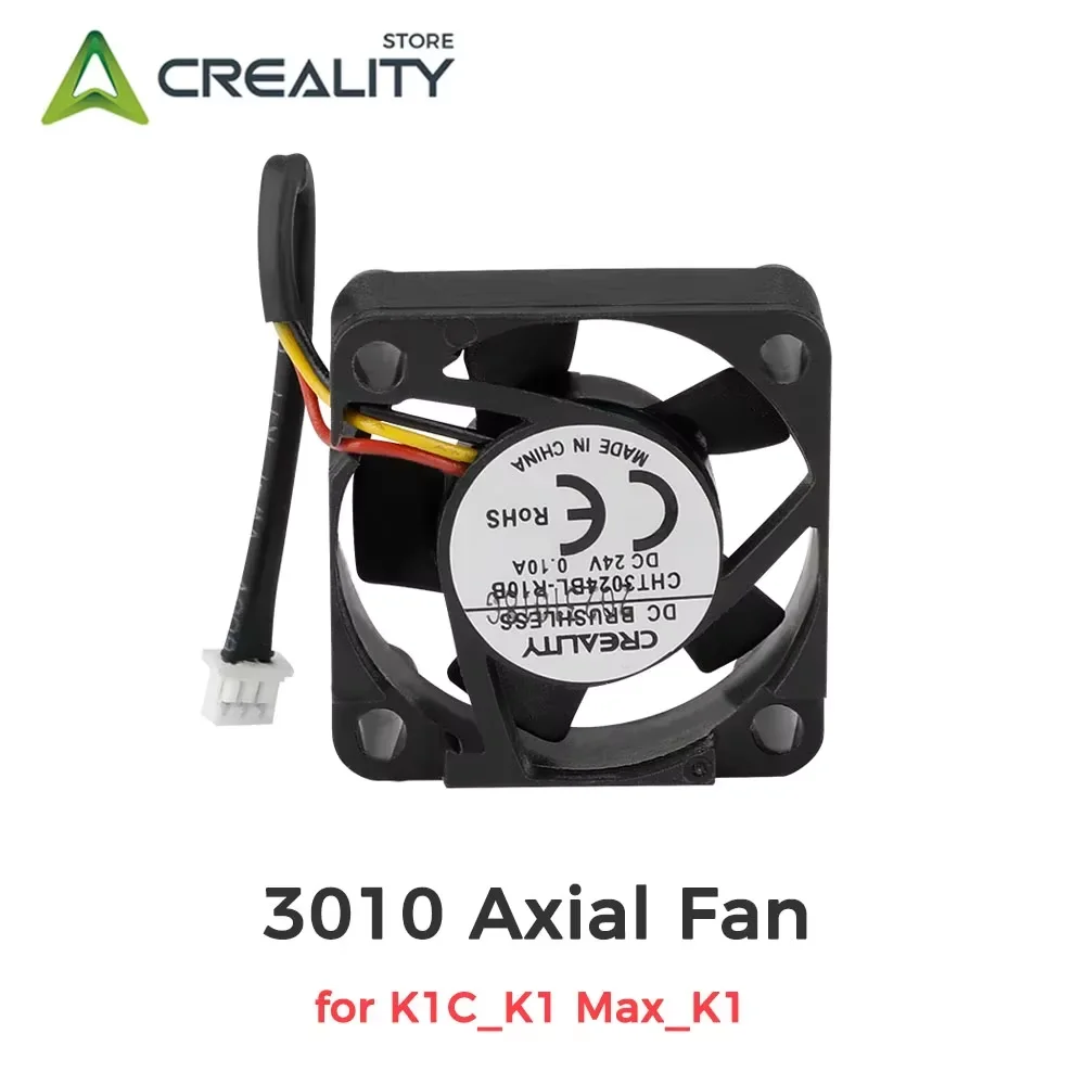 

Осевой вентилятор Creality 3010 для K1C_K1 Max_K1 3010, осевой вентилятор DC24V 0,1A, новые оригинальные детали, аксессуары для 3D-принтеров