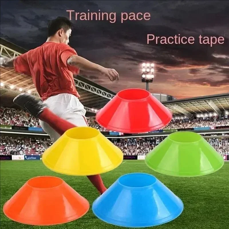 10Pcs Soccer Training Sign Dish Pressure Resistant Cones Marker Discs Outdoor Basketball Football Training Sports Accessories