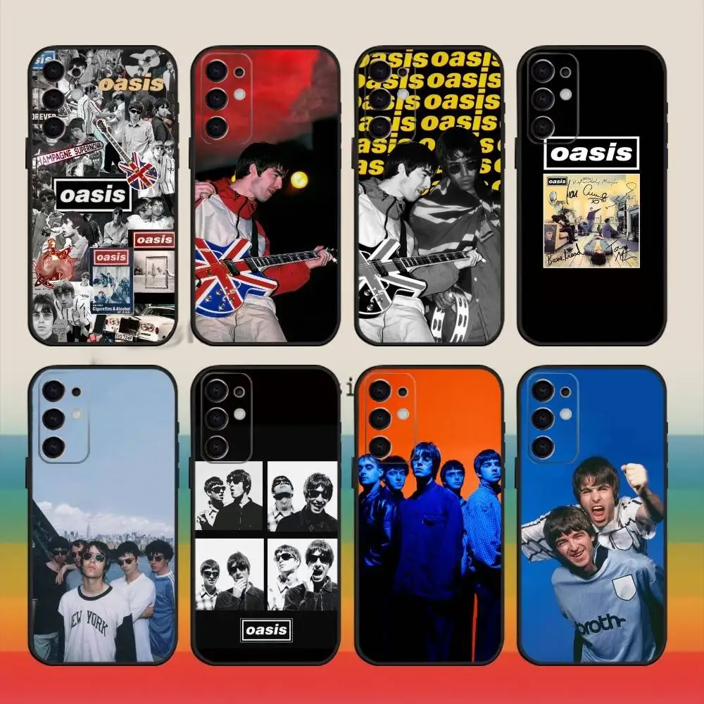 

Hot Rock O-Oasis Band Phone Case For Samsung S25,S24,S21,S22,S23,S30,Ultra,S20,Plus,Fe,Note,5G Black Cover