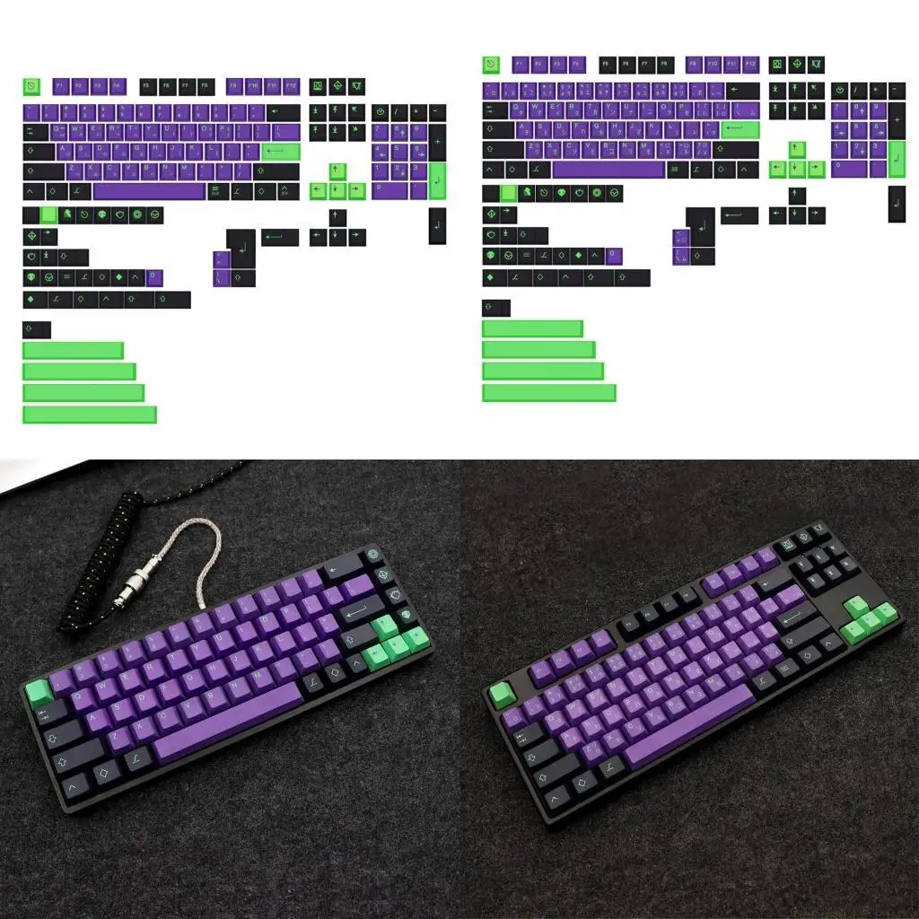 

146-клавишные колпачки Cherry Dye Sub для переключателей Cherry MX 61 64 68 84 96 104 108