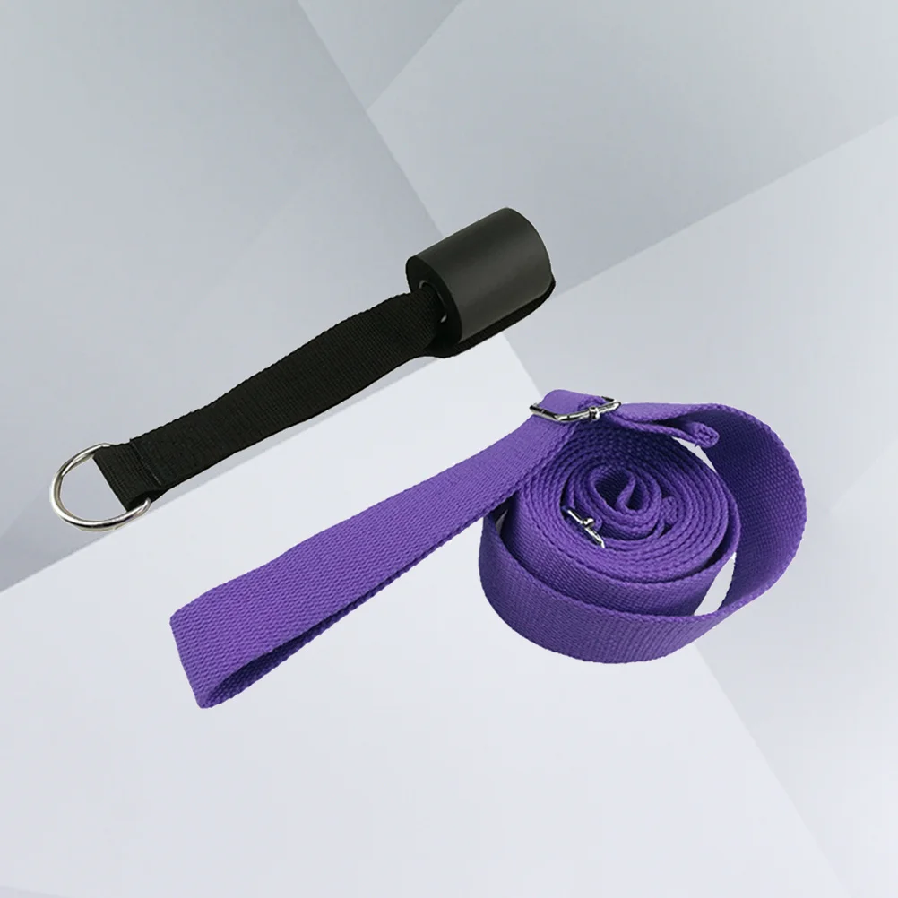 

Yoga Strap Durable Cotton Exercise Straps for Stretching Pilates Daily Workouts Adjustable Metal Buckles Lightweight