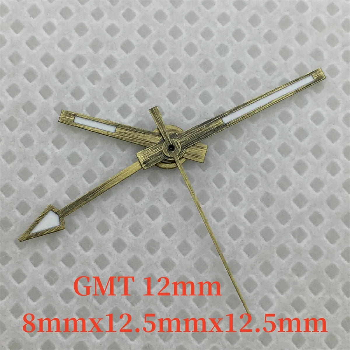 BLIGER-manecillas GMT de bronce, 4 pines, verdes que brillan en la oscuridad, para movimiento NH34, accesorios de repuesto para reloj de hombre