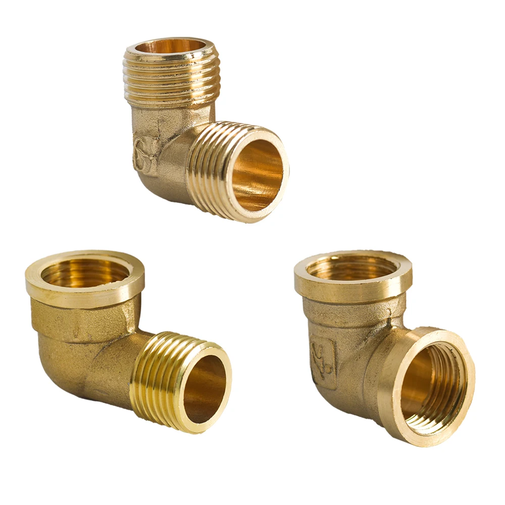 90-Degree Elbow Fitting Forged Brass 1/8