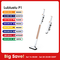 Lubluelu P1 Cordless Vacuum Cleaner Lightweight Floor Washer Edge Cleaning Smart Home（Type C Charging Line, without Charger)