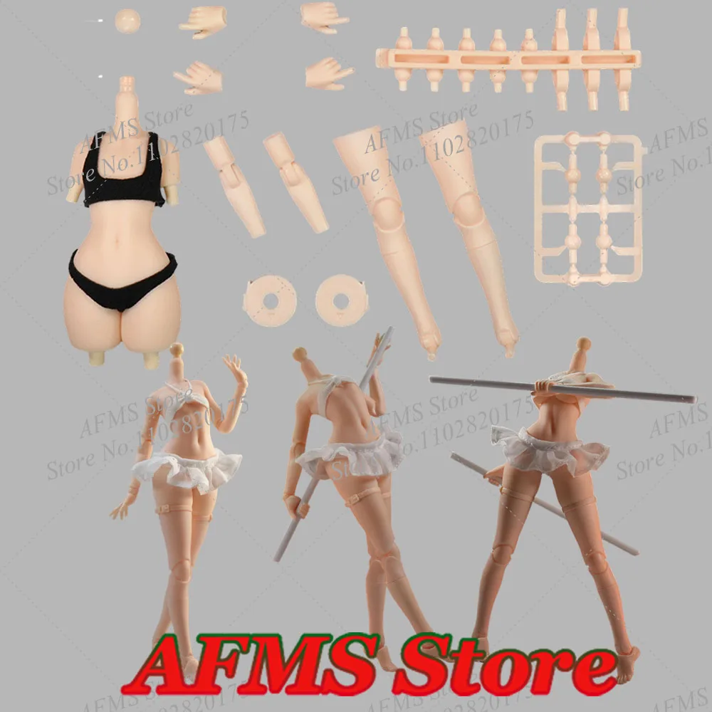 Chenji Craft 1/12 Maßstab Anime Mobile Suit Mädchen Modell 6 Zoll Actionfigur Körper Frauen Soldat Sammlerpuppe Spielzeug