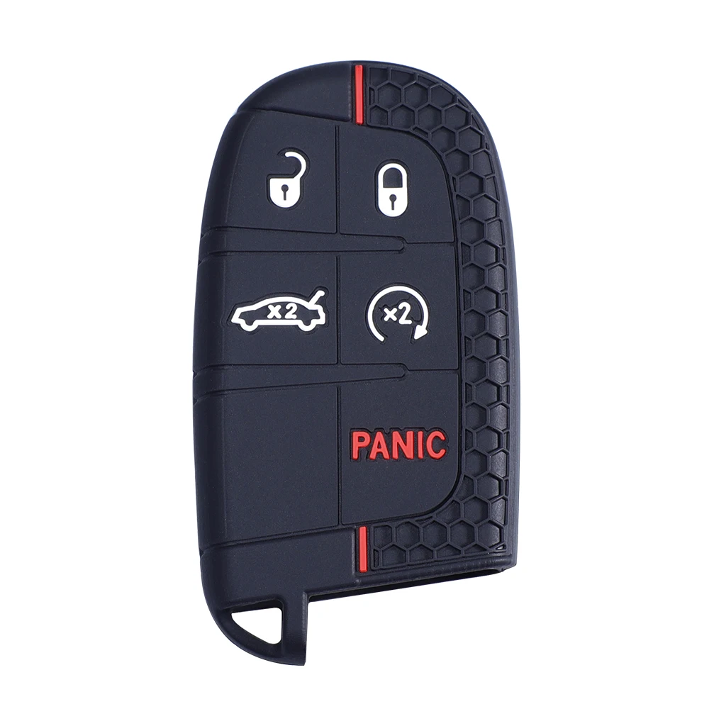 Silikon-Smartkey-Hülle Passend für Jeep Grand Cherokee WK2 2014-2021 Cherokee KL 2014-2023 Dodge Dart 2013-2016 Durango 2014-2026 – Detail 6