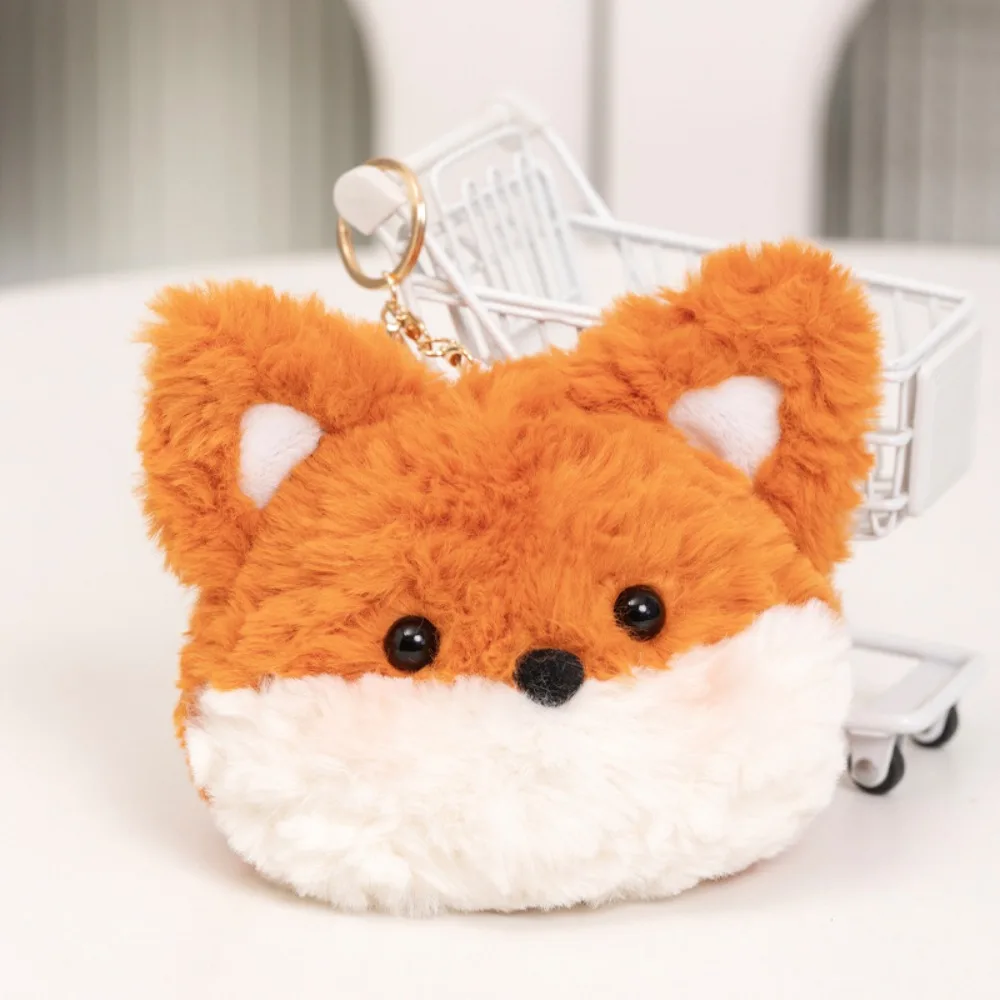 

Cute Plush Shoulder Bag Doll Cartoon Coin Purse Fox Messenger Bag
