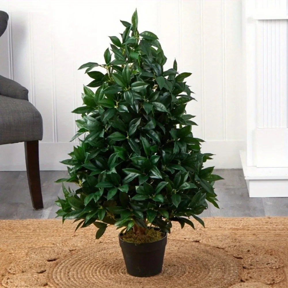 

3’ Bay Leaf Artificial Topiary Tree Home Decor UV (Indoor/Outdoor)