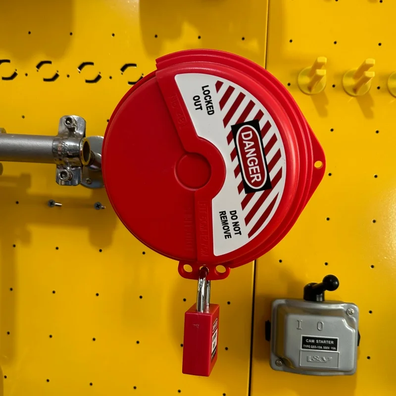 

Free shipping Rotating Gate Valve Lockout, for 50mm-127mm Valve Handle Diameters