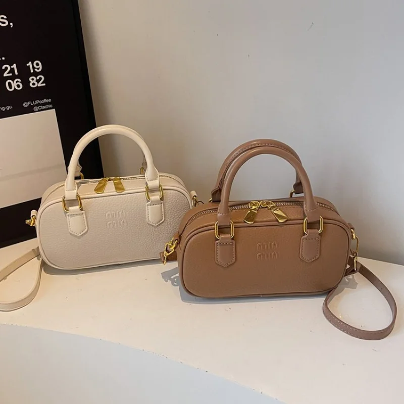 

Luxury Brand Leather Shoulder Bag For Ladies, Crossbody Messenger Handbag Women's, Famous Designer Classic Elegant Tote Bags