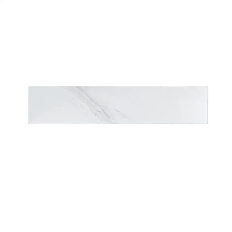 

22" Sidesplash for Bath Vanity Top with 4" Backsplash, Bianco Carrara Venato Marble