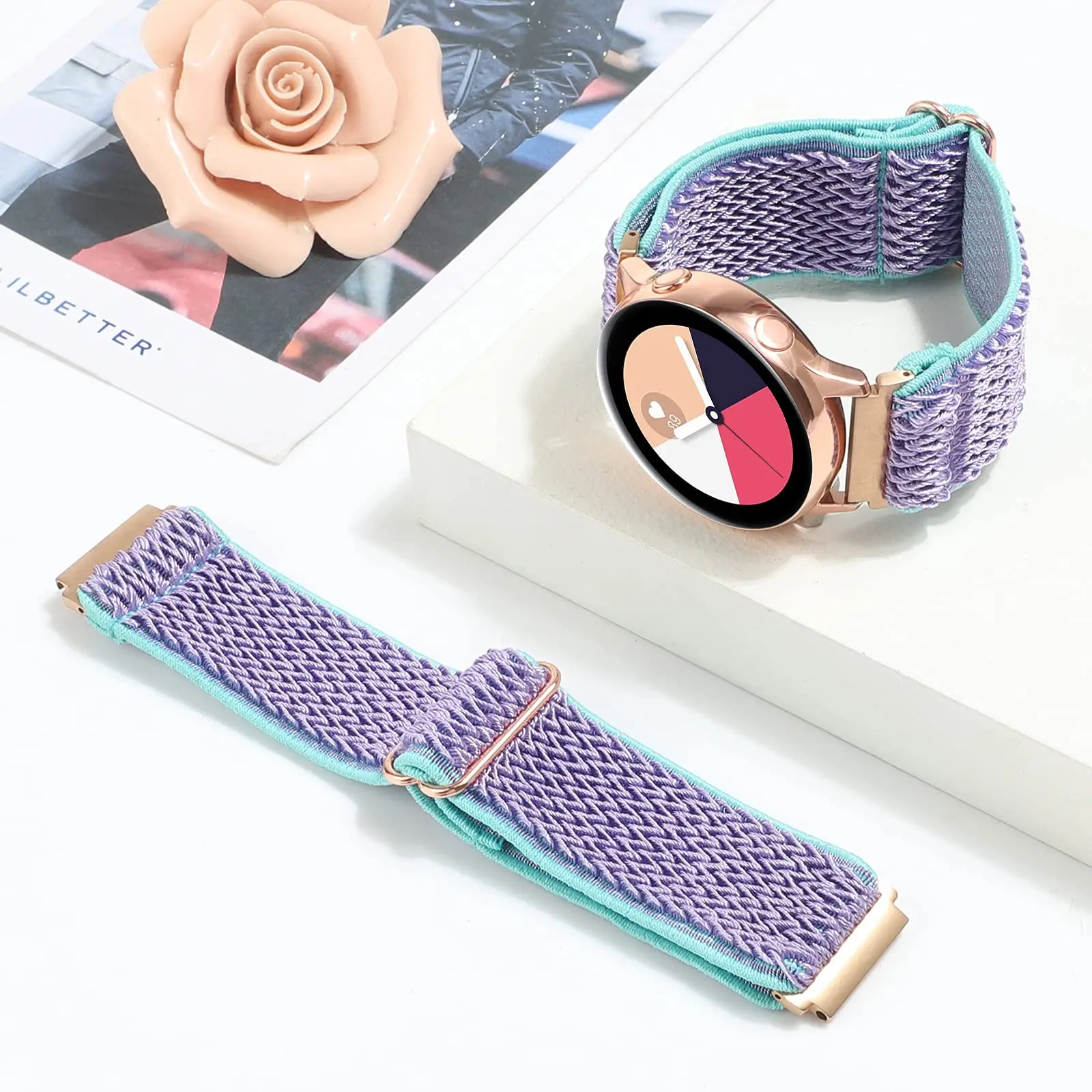 20 مللي متر 22 مللي متر حزام ساعة ل سامسونج غالاكسي ساعة 4 الكلاسيكية/النشطة 2/3 46 مللي متر 42 مللي متر/s3 سوار correa هواوي ساعة GT 2/3 برو الفرقة