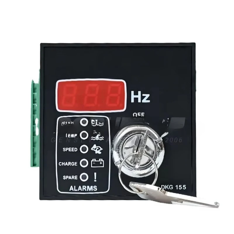 

DKG155 Контроллер двигателя генератора Автоматический запуск Стоп Модуль контроллера дизельного двигателя Панель для генератора дизельного двигателя