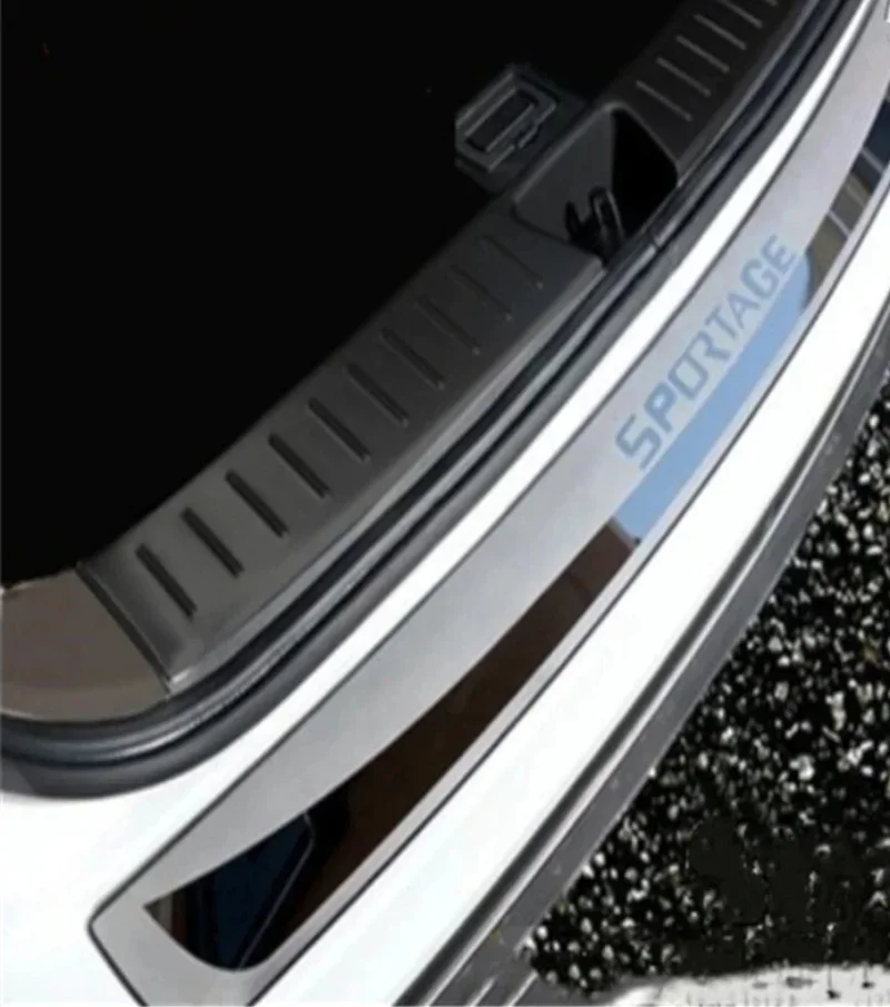 For Kia Sportage 2013-2016 Ultrathin Stainless Steel Car Trunk Threshold Guard Plate Anti-scratch Protection Car Accessories