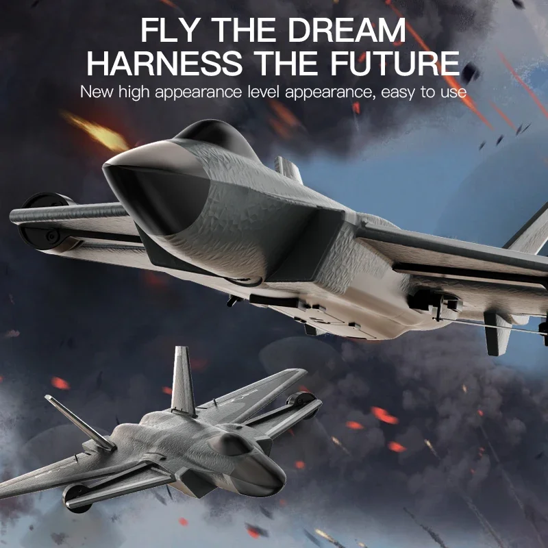 J20 RC Vliegtuig 2.4G 6CH KF700 Gevechtsvliegtuigen Met Borstelloze Motor Een Sleutel Acrobatische Vaste Vleugel Vechter Model voor Jongen Gift