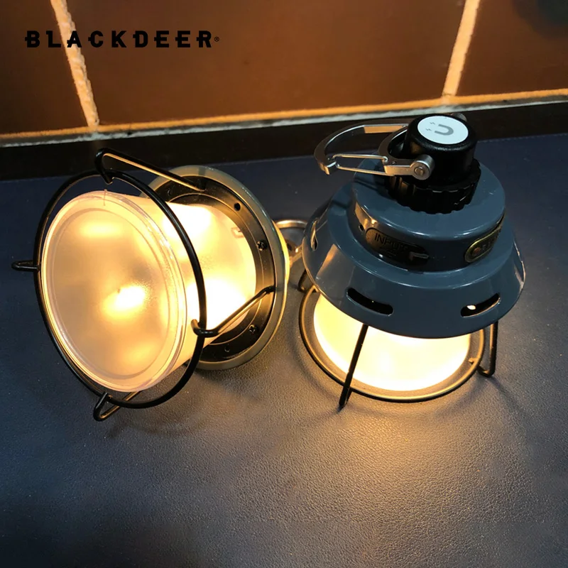 PRETO-Portable Camping Lights, recarregável LED Light, Trekking Lantern, lâmpada de emergência, alta potência, tendas de iluminação, 4 modos