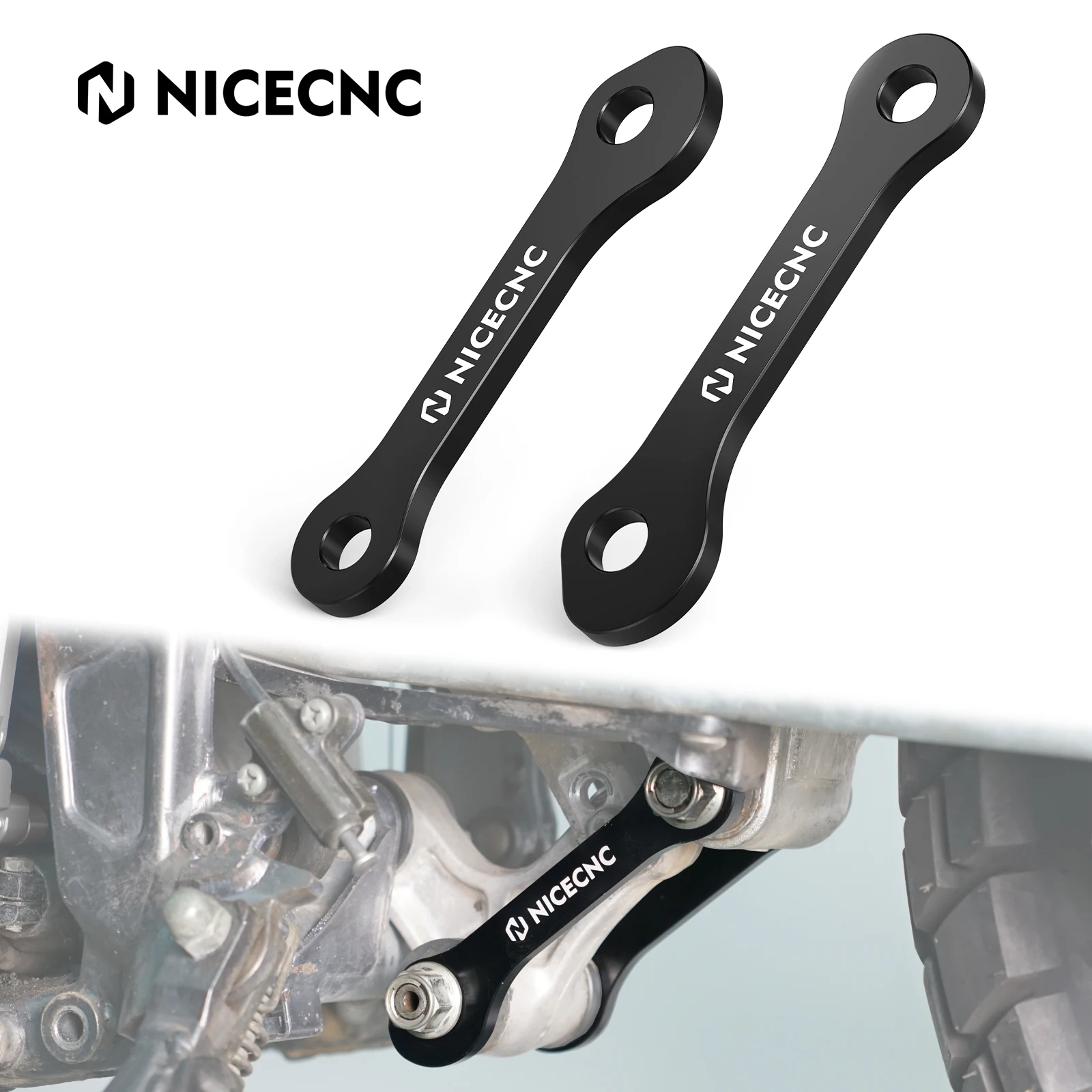 

NICECNC Motorcycle 1" Lower Lowering Link Kit for Suzuki DR650 S SE DR650S DR650SE DR 650 S SE 1996-2020 2021 2022 2023 2024