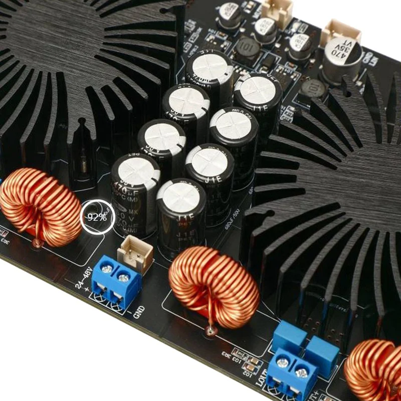 

TPA3255 Digital Power Audio Amplifier Board Class D 2.0 Sound Amplifiers Stereo Home Audio Amp 600Wx2, Durable