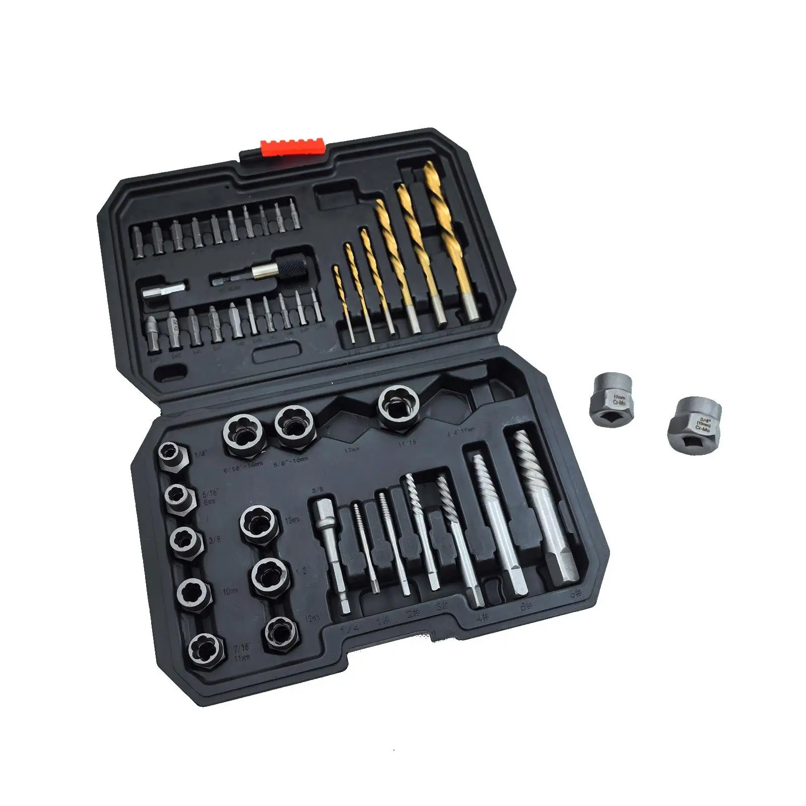 48Pcs Screw Bolt Extractor Set Lug Nut Remover Set for Stripped Professional