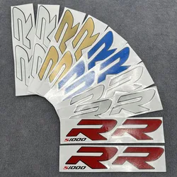 Motocicleta universal decorativa 150mm x 30mm s1000 rr logotipo carenagem adesivo emblemas decalques para bmw s10000rr