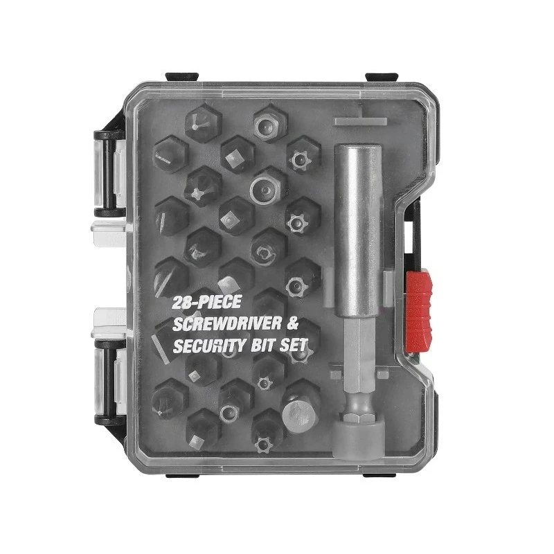 28-Piece Security and Screwdriver Bit Set in Case