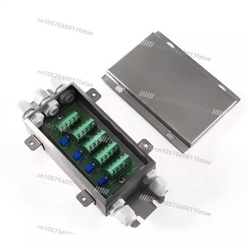 Weighing Sensor Stainless Steel Metal Junction Box Signal Hub Waterproof and Dustproof High Protective Shell