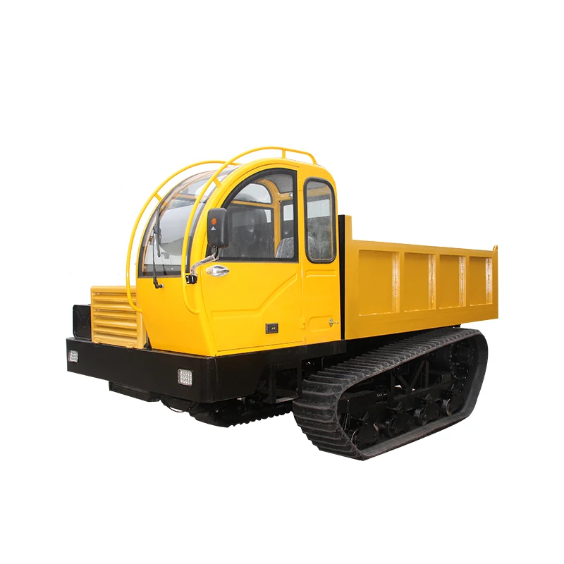 Wholesale Rubber Small Farm Tractor Hydraulic Dump Trailer Mini Dumper Loader