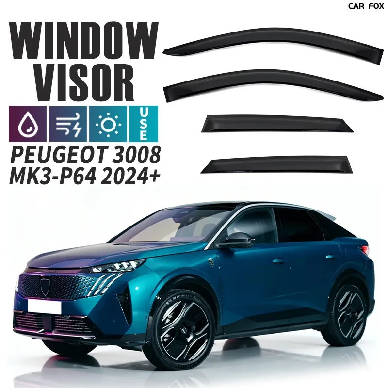 

Applicable to PEUGEOT 3008 window rain shade baffle PEUGEOT 3008 Window visor